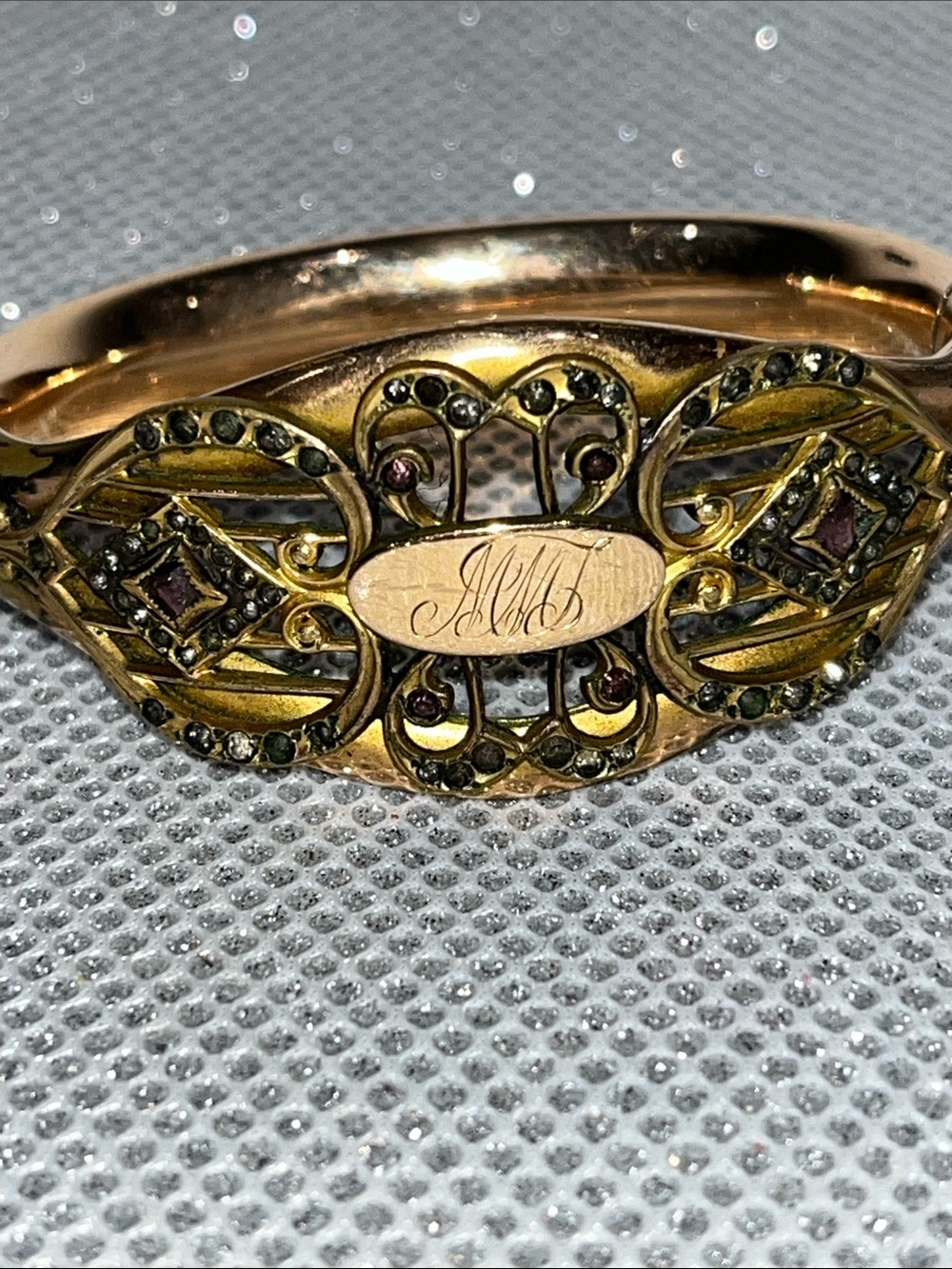 Antique Victorian’s bracelet bangle stones
